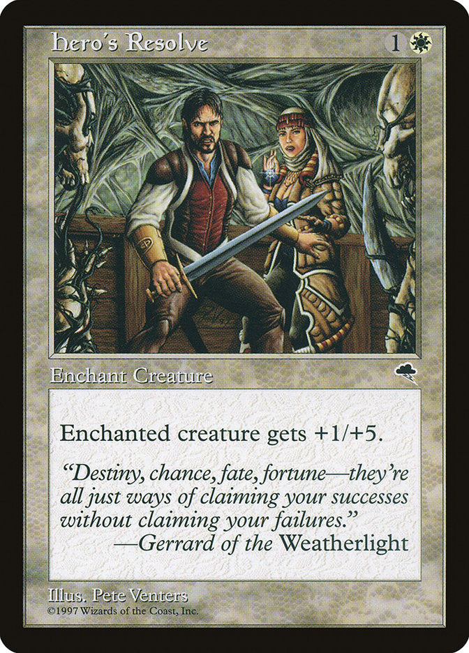 Hero's Resolve [Tempest] MTG Single Magic: The Gathering | Red Claw Gaming