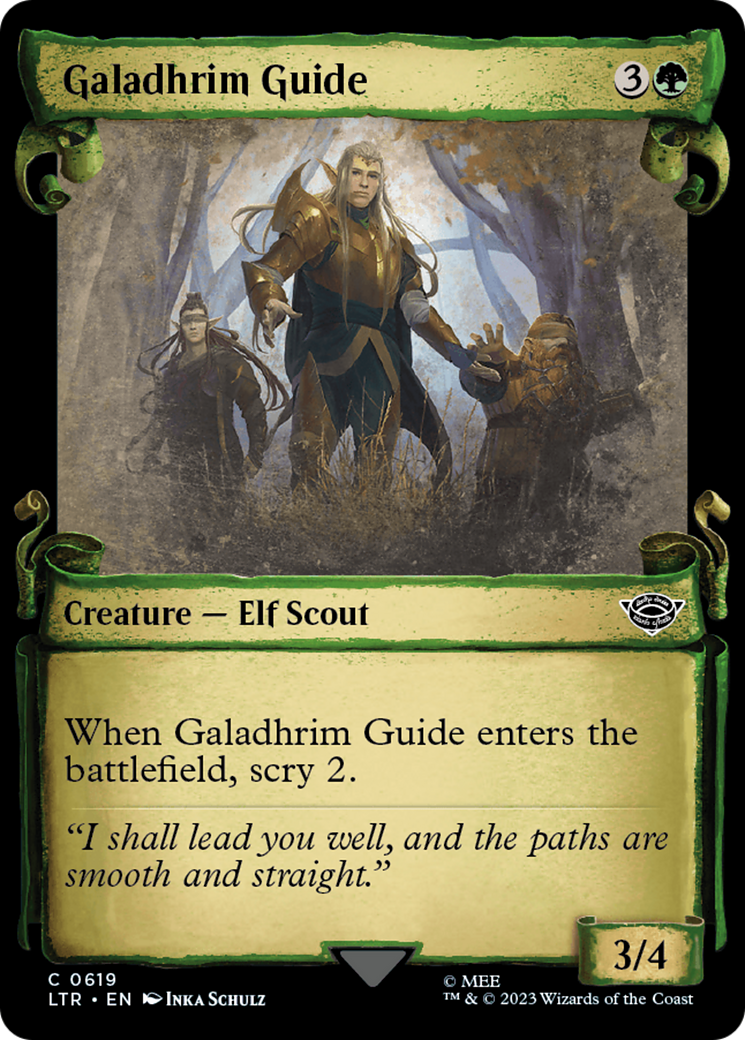 Galadhrim Guide [The Lord of the Rings: Tales of Middle-Earth Showcase Scrolls] MTG Single Magic: The Gathering | Red Claw Gaming