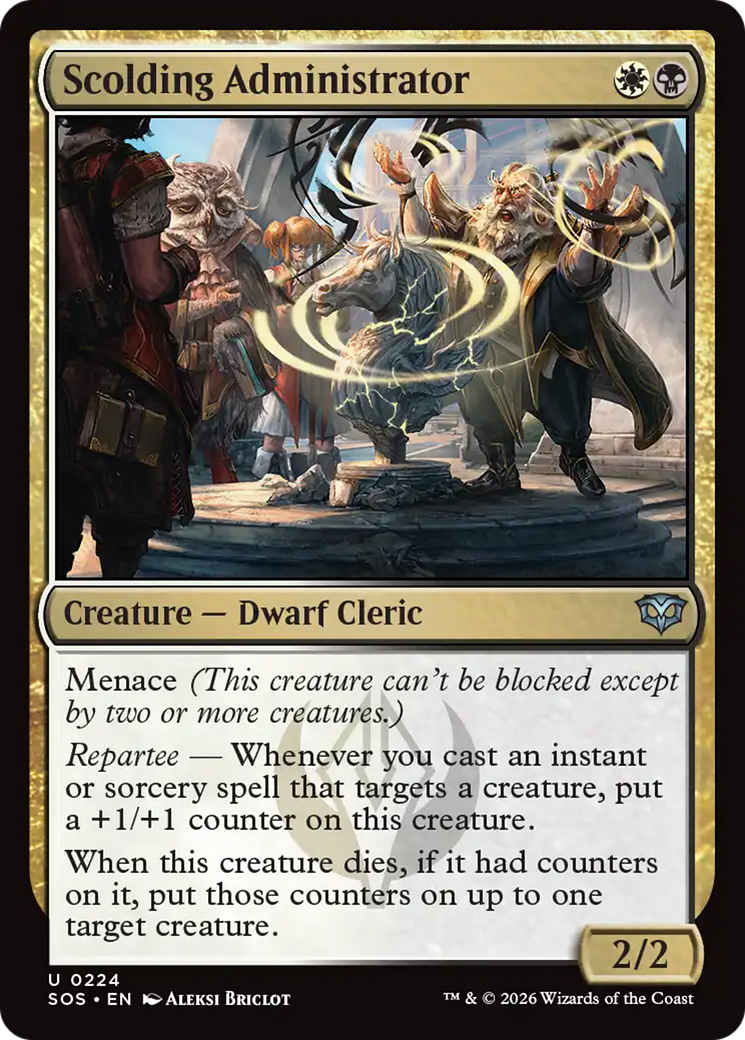 Scolding Administrator [Secrets of Strixhaven] MTG Single Magic: The Gathering | Red Claw Gaming