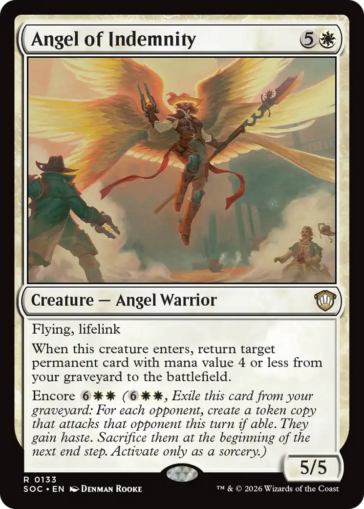 Angel of Indemnity [Secrets of Strixhaven Commander] MTG Single Magic: The Gathering | Red Claw Gaming