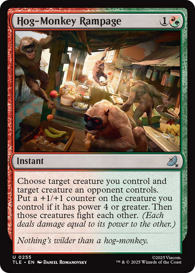 Hog-Monkey Rampage [Avatar: The Last Airbender: Eternal-Legal] MTG Single Magic: The Gathering | Red Claw Gaming