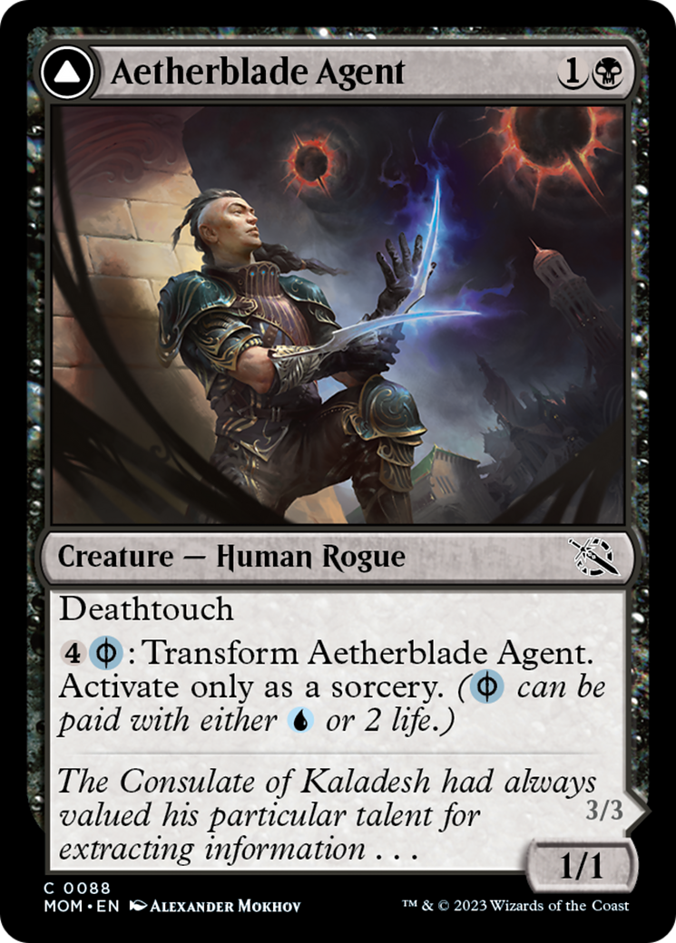Aetherblade Agent // Gitaxian Mindstinger [March of the Machine] MTG Single Magic: The Gathering    | Red Claw Gaming