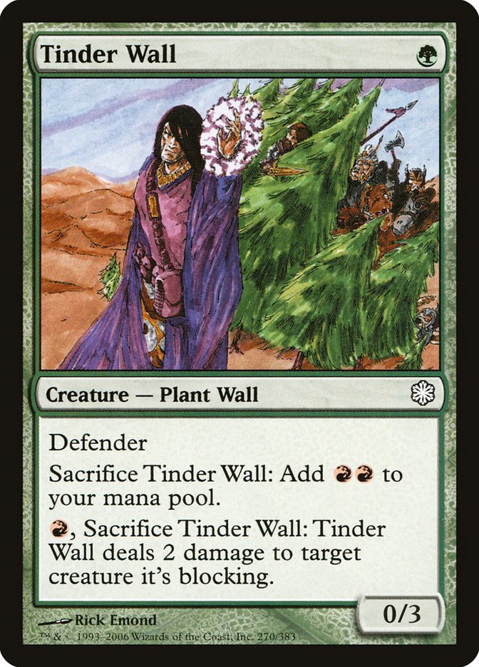 Tinder Wall [Coldsnap Theme Decks] MTG Single Magic: The Gathering | Red Claw Gaming