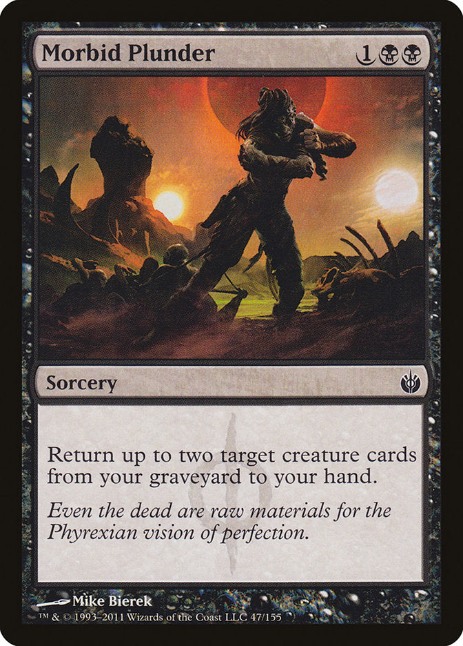 Morbid Plunder [Mirrodin Besieged] MTG Single Magic: The Gathering | Red Claw Gaming