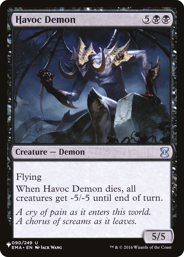 Havoc Demon [The List] MTG Single Magic: The Gathering | Red Claw Gaming