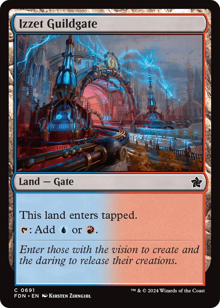 Izzet Guildgate [Foundations] MTG Single Magic: The Gathering | Red Claw Gaming