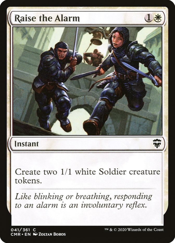 Raise the Alarm [Commander Legends] MTG Single Magic: The Gathering | Red Claw Gaming