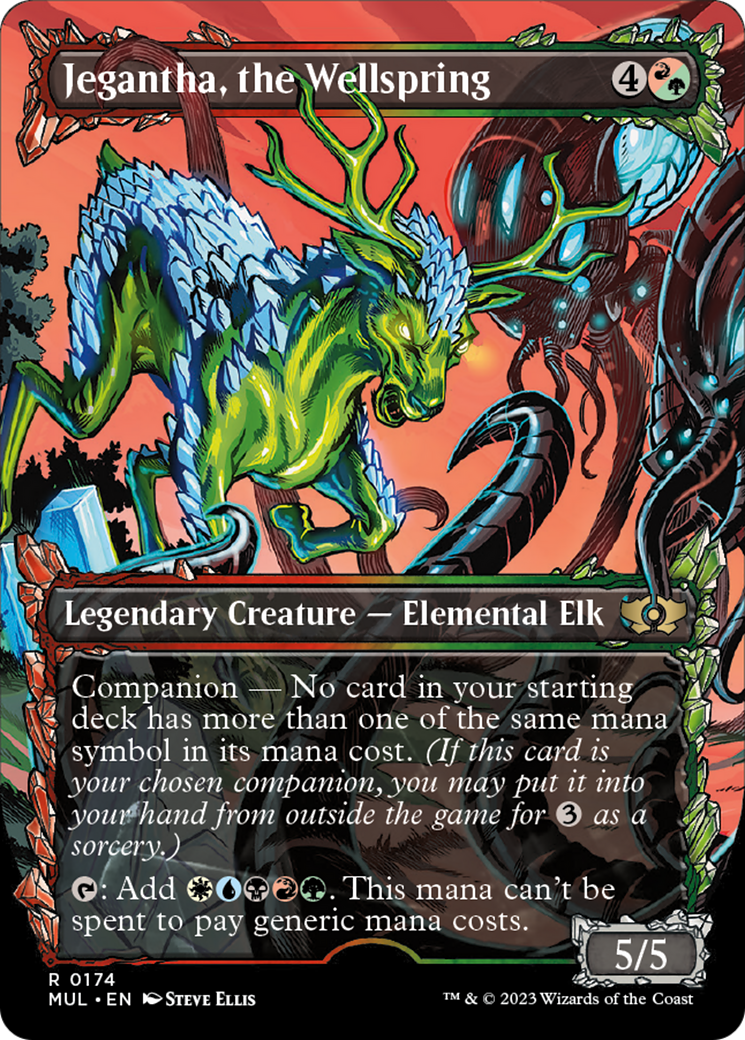 Jegantha, the Wellspring (Halo Foil) [Multiverse Legends] MTG Single Magic: The Gathering | Red Claw Gaming