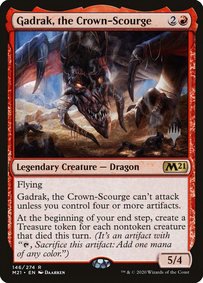 Gadrak, the Crown-Scourge (Promo Pack) [Core Set 2021 Promos] MTG Single Magic: The Gathering | Red Claw Gaming