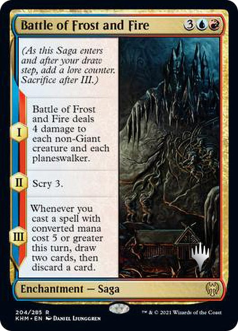 Battle of Frost and Fire (Promo Pack) [Kaldheim Promos] MTG Single Magic: The Gathering | Red Claw Gaming