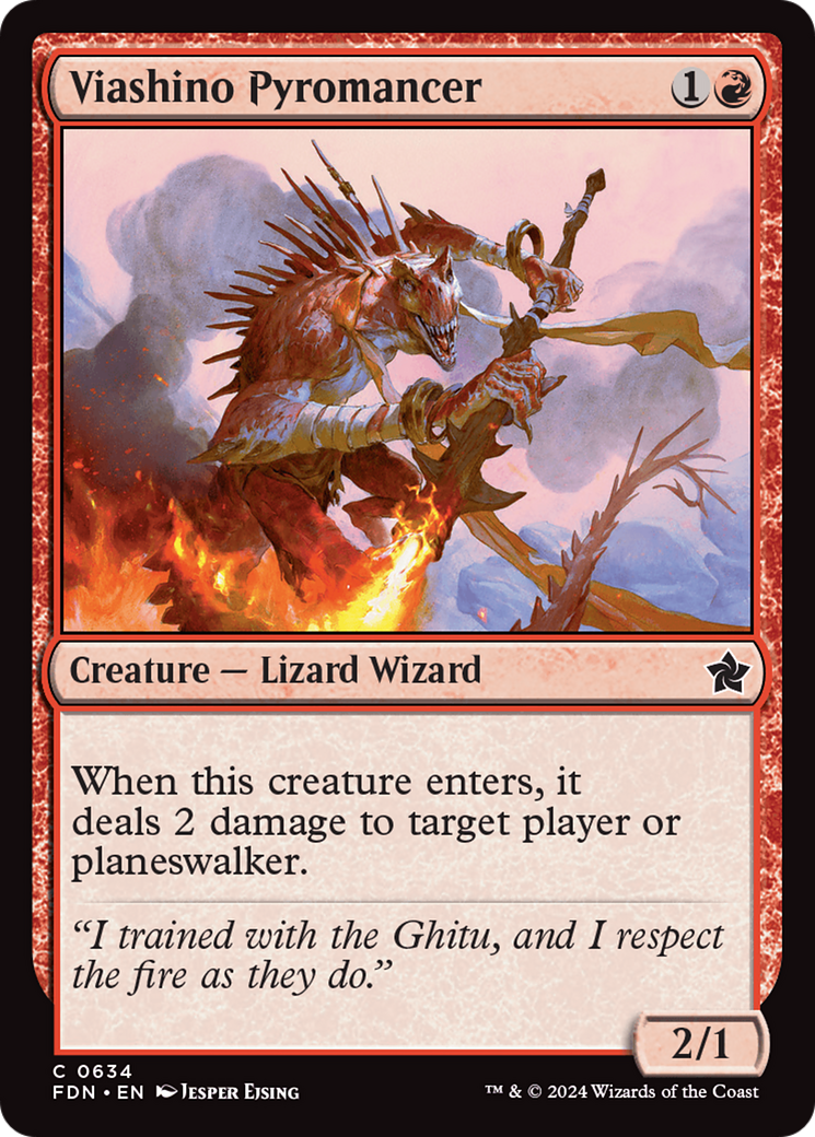 Viashino Pyromancer [Foundations] MTG Single Magic: The Gathering | Red Claw Gaming