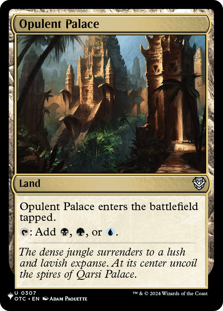Opulent Palace (OTC) [The List] MTG Single Magic: The Gathering | Red Claw Gaming