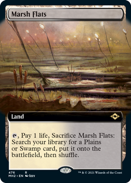 Marsh Flats (Extended Art) [Modern Horizons 2] MTG Single Magic: The Gathering | Red Claw Gaming