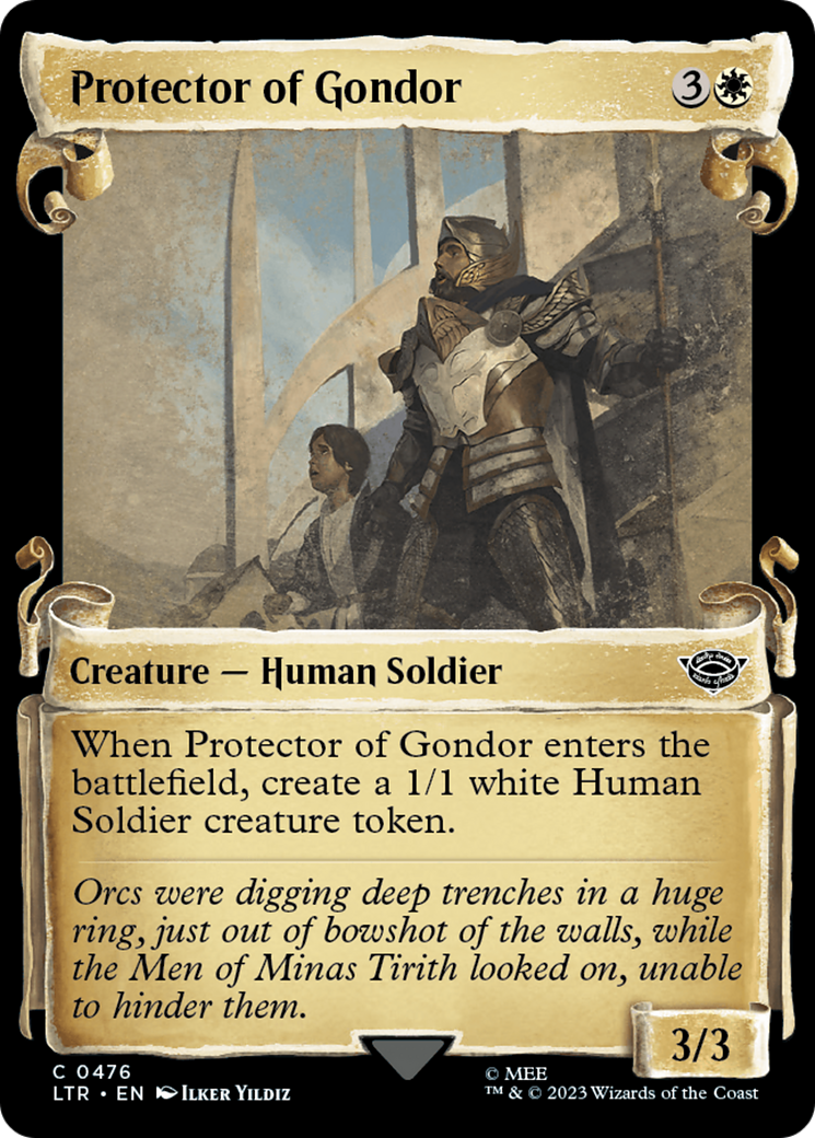 Protector of Gondor [The Lord of the Rings: Tales of Middle-Earth Showcase Scrolls] MTG Single Magic: The Gathering | Red Claw Gaming