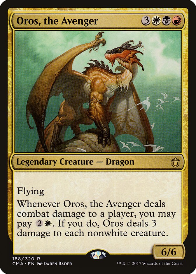 Oros, the Avenger [Commander Anthology] MTG Single Magic: The Gathering | Red Claw Gaming