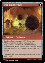 Dire Flail // Dire Blunderbuss [The Lost Caverns of Ixalan Prerelease Cards] MTG Single Magic: The Gathering    | Red Claw Gaming