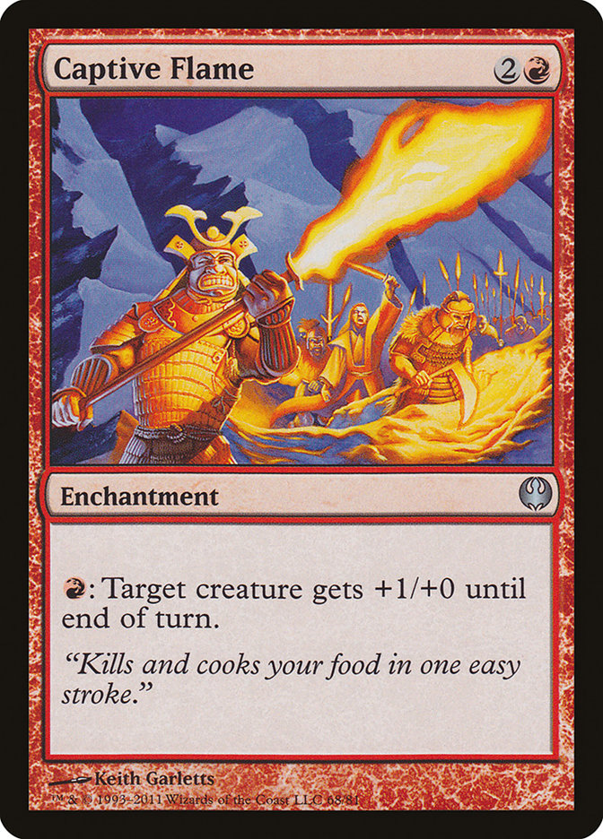 Captive Flame [Duel Decks: Knights vs. Dragons] MTG Single Magic: The Gathering | Red Claw Gaming