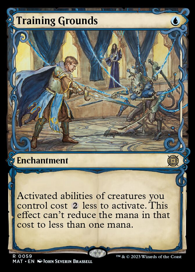 Training Grounds (Showcase) [March of the Machine: The Aftermath] MTG Single Magic: The Gathering | Red Claw Gaming