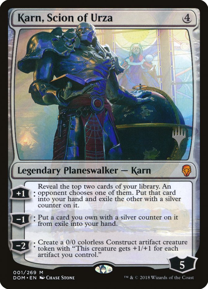 Karn, Scion of Urza (Promo Pack) [Dominaria Promos] MTG Single Magic: The Gathering | Red Claw Gaming