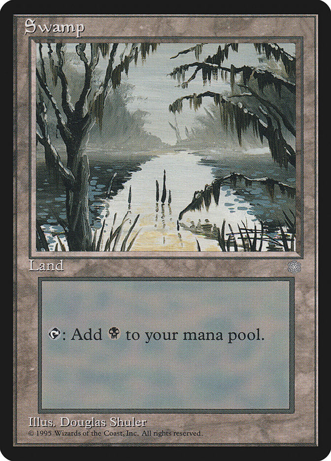 Swamp (Mossy Trees) [Ice Age] MTG Single Magic: The Gathering | Red Claw Gaming