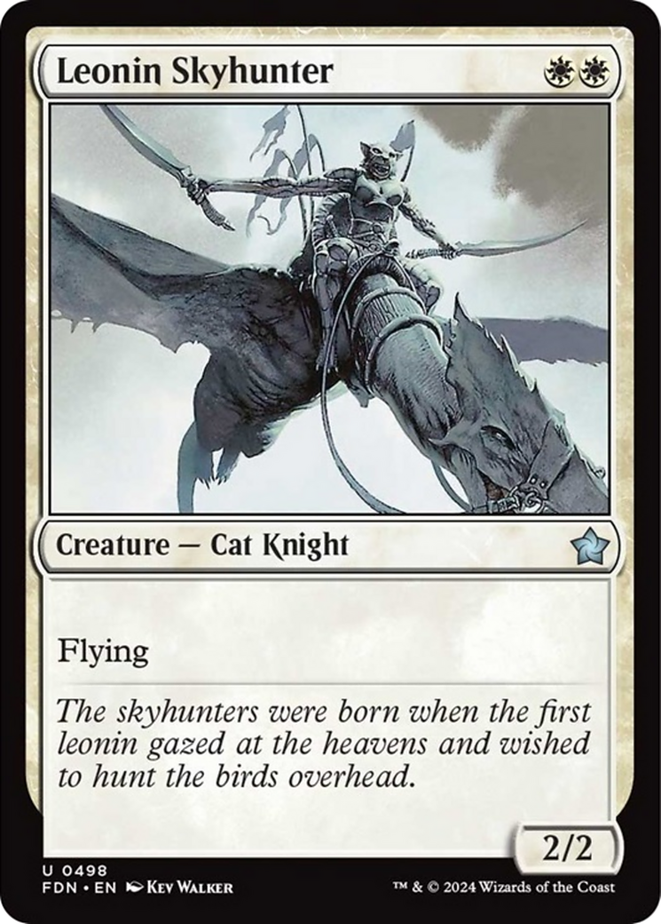 Leonin Skyhunter [Foundations] MTG Single Magic: The Gathering | Red Claw Gaming