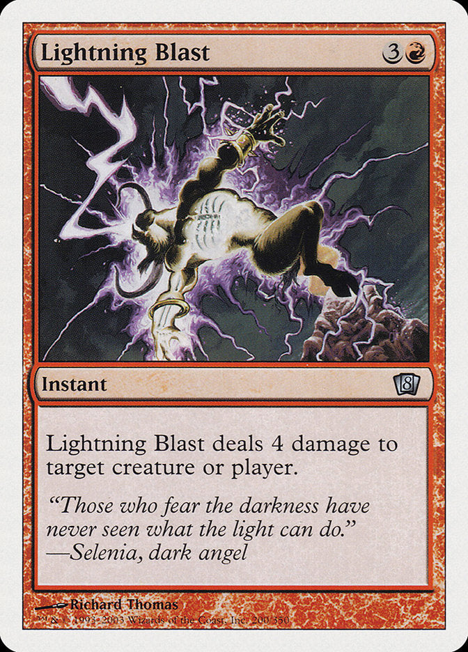 Lightning Blast [Eighth Edition] MTG Single Magic: The Gathering | Red Claw Gaming