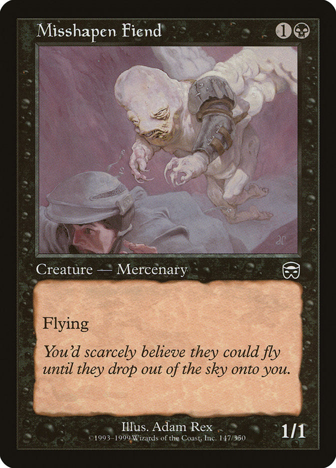 Misshapen Fiend [Mercadian Masques] MTG Single Magic: The Gathering | Red Claw Gaming