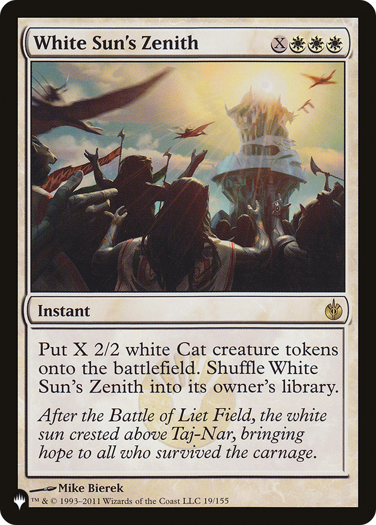 White Sun's Zenith [The List] MTG Single Magic: The Gathering | Red Claw Gaming