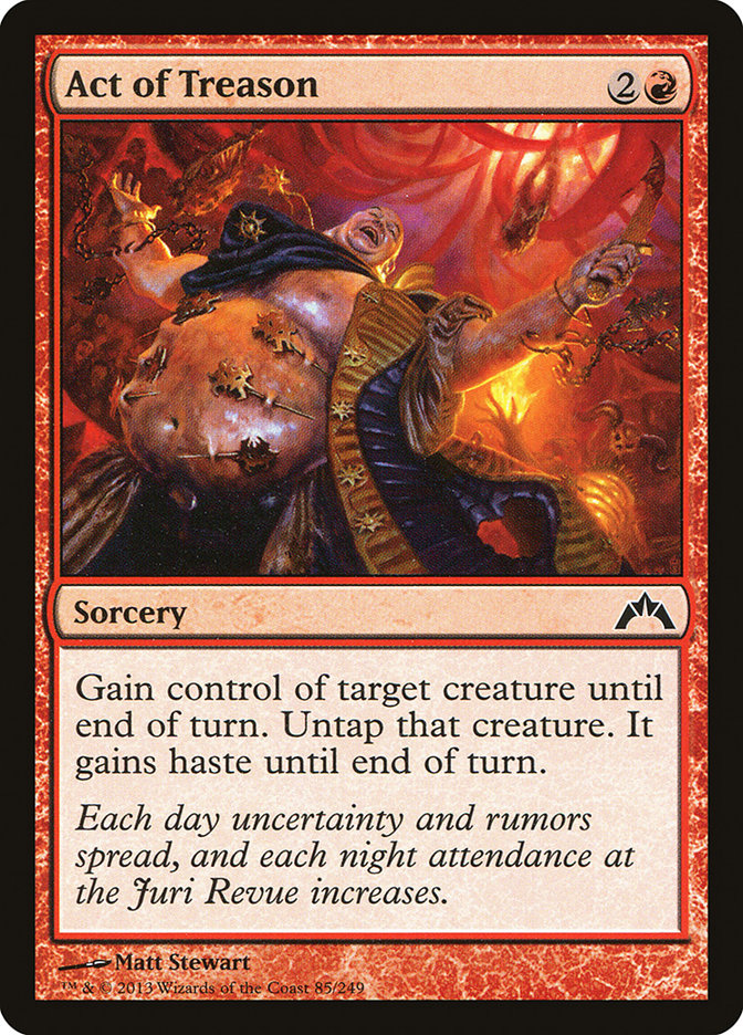 Act of Treason [Gatecrash] MTG Single Magic: The Gathering | Red Claw Gaming