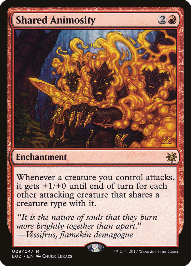 Shared Animosity [Explorers of Ixalan] MTG Single Magic: The Gathering | Red Claw Gaming