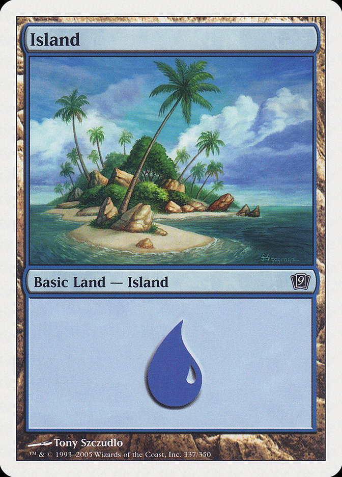 Island (337) [Ninth Edition] MTG Single Magic: The Gathering | Red Claw Gaming