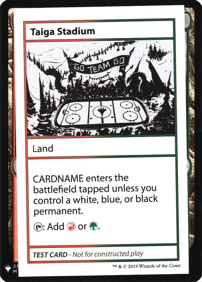 Taiga Stadium [Mystery Booster Playtest Cards] MTG Single Magic: The Gathering | Red Claw Gaming