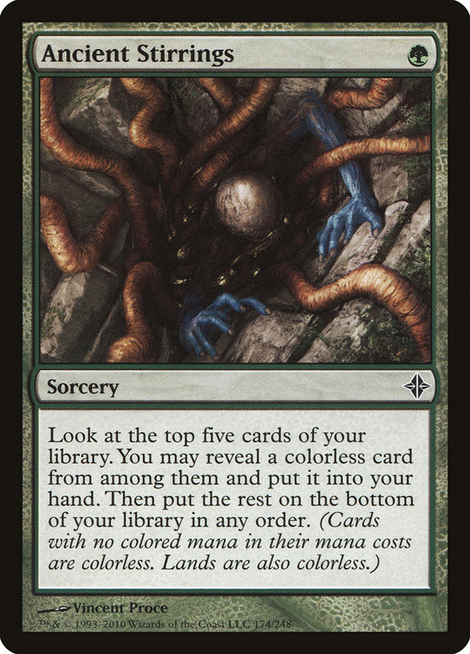 Ancient Stirrings [Rise of the Eldrazi] MTG Single Magic: The Gathering | Red Claw Gaming