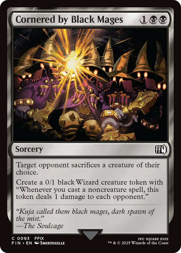 Cornered by Black Mages [FINAL FANTASY] MTG Single Magic: The Gathering | Red Claw Gaming