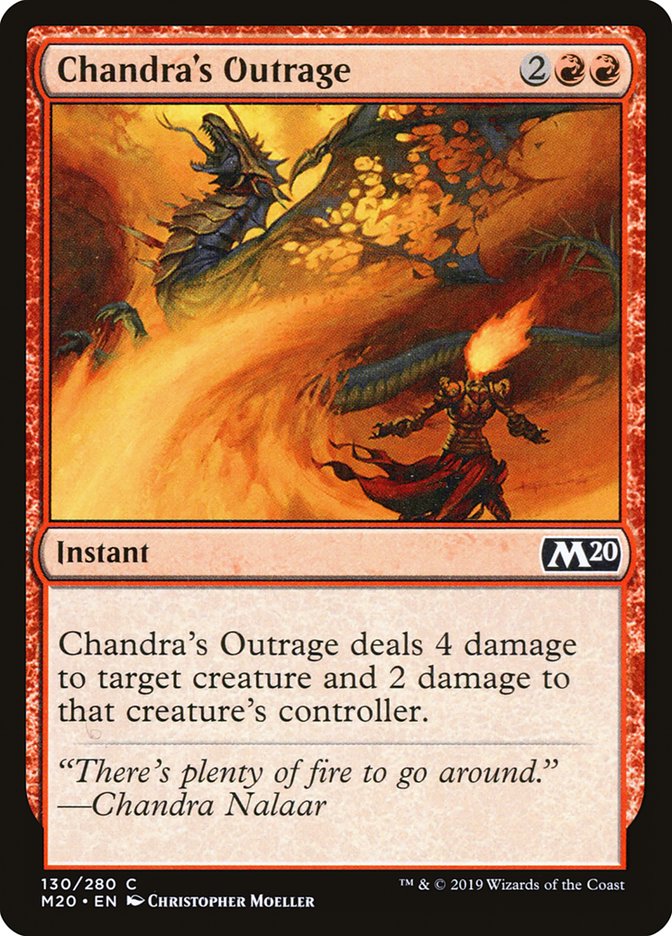 Chandra's Outrage [Core Set 2020] MTG Single Magic: The Gathering | Red Claw Gaming