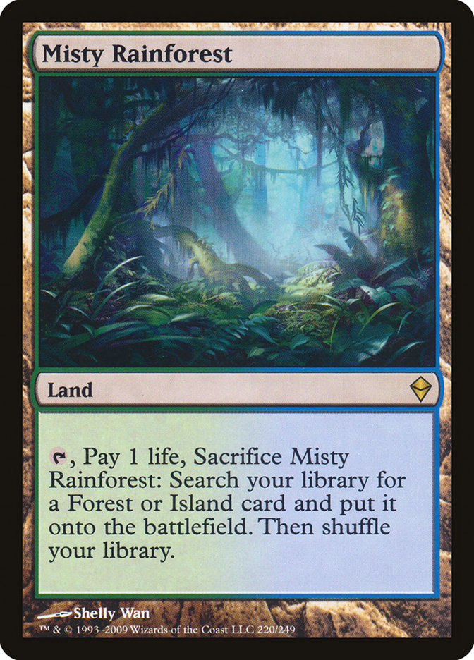 Misty Rainforest [Zendikar] MTG Single Magic: The Gathering | Red Claw Gaming