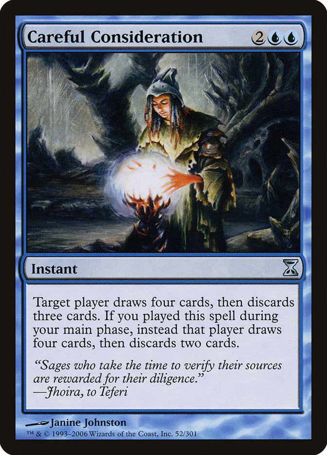 Careful Consideration [Time Spiral] MTG Single Magic: The Gathering | Red Claw Gaming