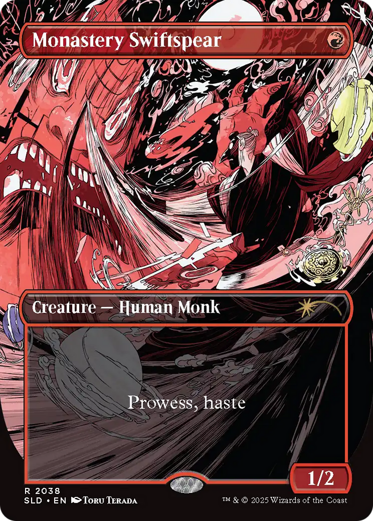 Monastery Swiftspear (2038) (Rainbow Foil) [Secret Lair Drop Series] MTG Single Magic: The Gathering | Red Claw Gaming