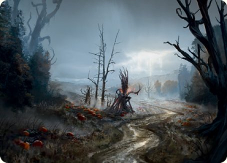 Overgrown Farmland Art Card [Innistrad: Midnight Hunt Art Series] MTG Single Magic: The Gathering | Red Claw Gaming