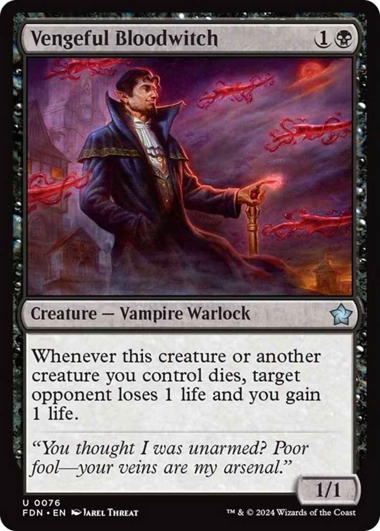 Vengeful Bloodwitch [Foundations] MTG Single Magic: The Gathering | Red Claw Gaming