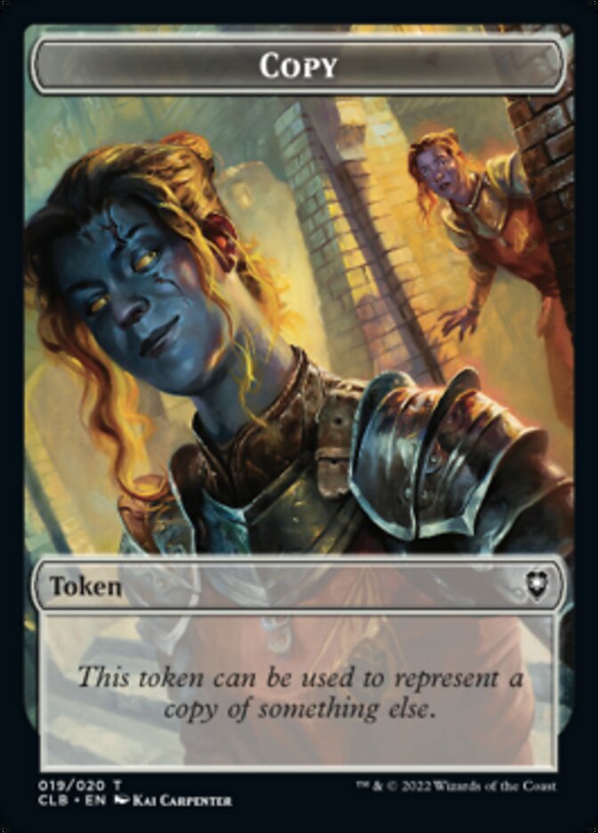 Will Kenrith Emblem // Copy Double-Sided Token [Commander Legends: Battle for Baldur's Gate Tokens] MTG Single Magic: The Gathering | Red Claw Gaming