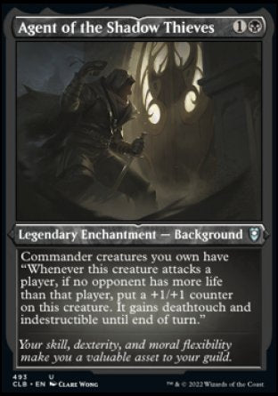 Agent of the Shadow Thieves (Foil Etched) [Commander Legends: Battle for Baldur's Gate] MTG Single Magic: The Gathering | Red Claw Gaming