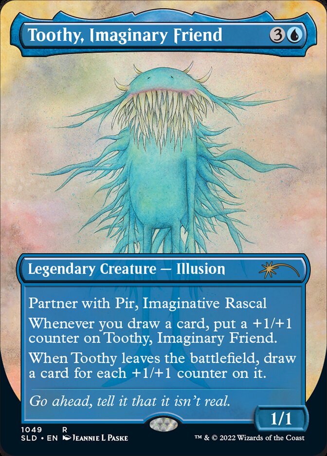 Toothy, Imaginary Friend (Borderless) [Secret Lair Drop Series] MTG Single Magic: The Gathering | Red Claw Gaming