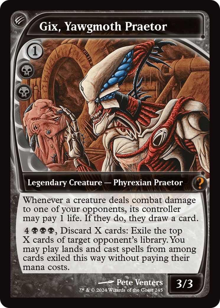 Gix, Yawgmoth Praetor (Future Sight) [Mystery Booster 2] MTG Single Magic: The Gathering | Red Claw Gaming