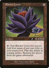Blacker Lotus (Oversized) [Oversize Cards] MTG Single Magic: The Gathering | Red Claw Gaming