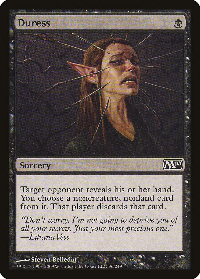 Duress [Magic 2010] MTG Single Magic: The Gathering | Red Claw Gaming