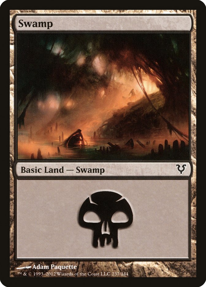 Swamp (237) [Avacyn Restored] MTG Single Magic: The Gathering | Red Claw Gaming