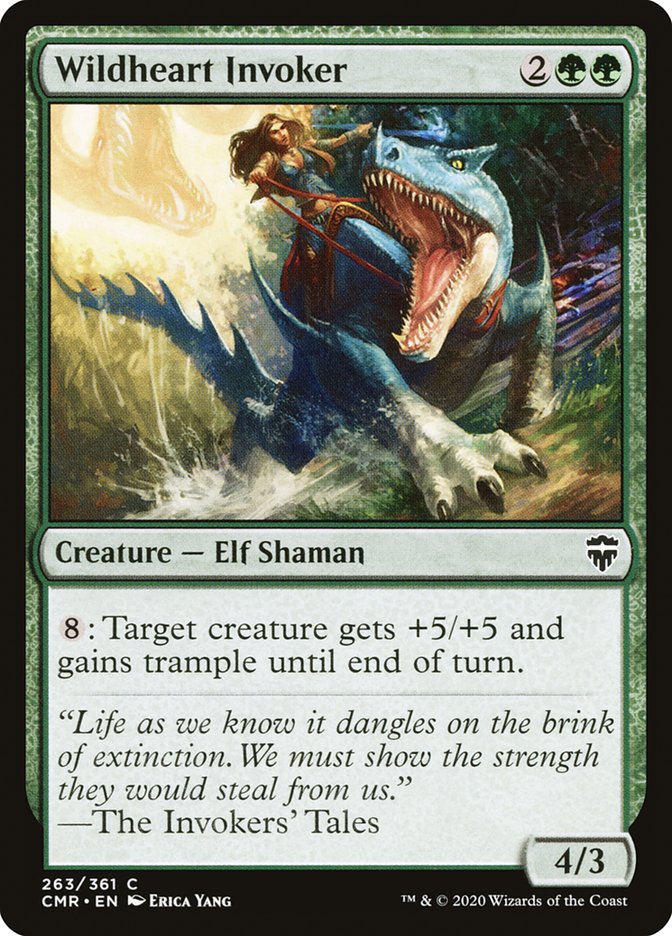 Wildheart Invoker [Commander Legends] MTG Single Magic: The Gathering | Red Claw Gaming