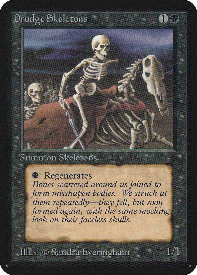 Drudge Skeletons [Alpha Edition] MTG Single Magic: The Gathering | Red Claw Gaming