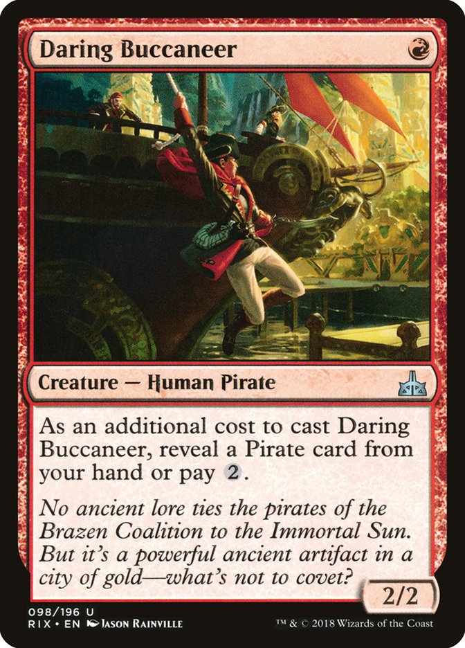 Daring Buccaneer [Rivals of Ixalan] MTG Single Magic: The Gathering | Red Claw Gaming